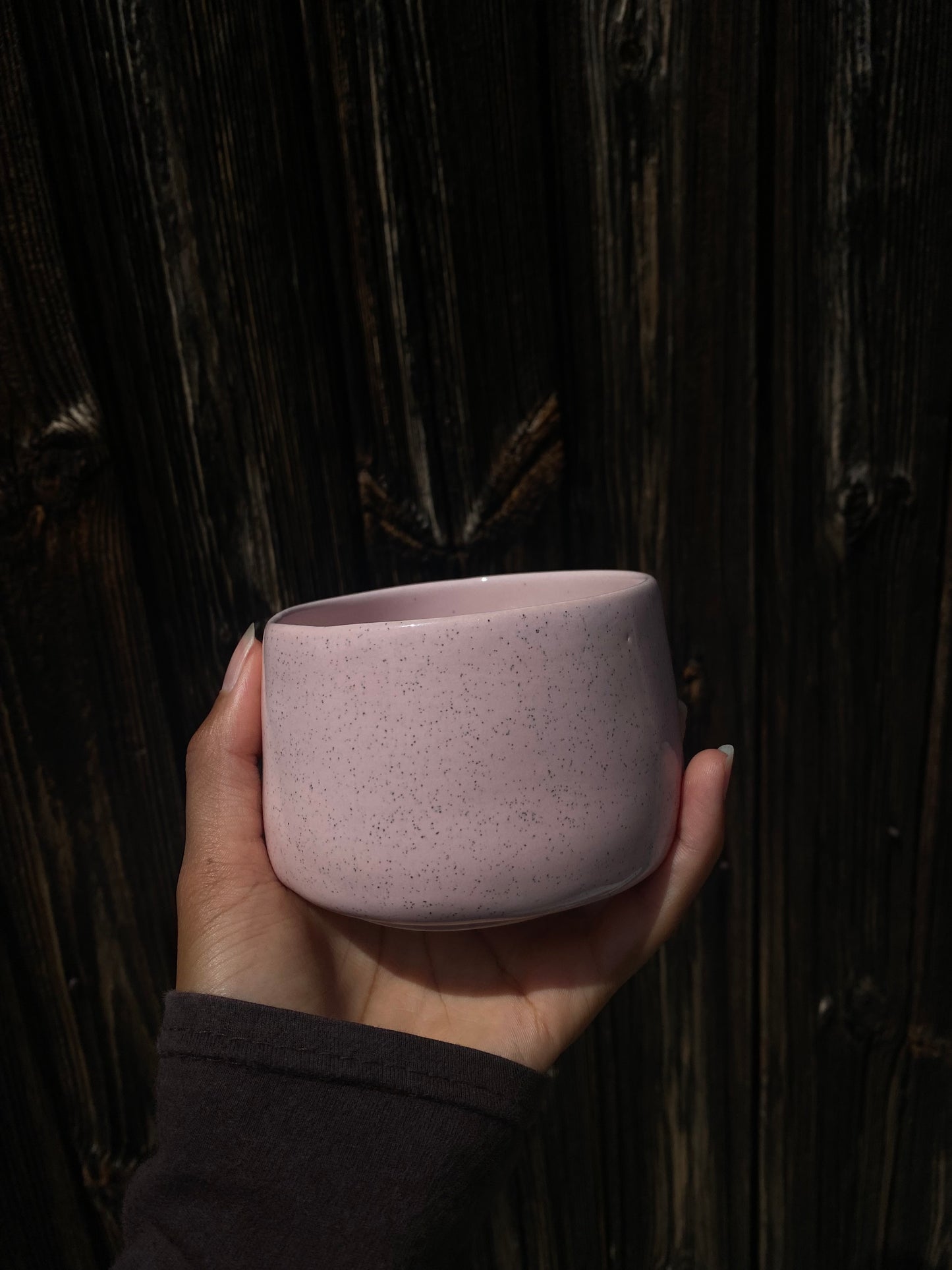 La Chawan Rose Grainé - PRECOMMANDE