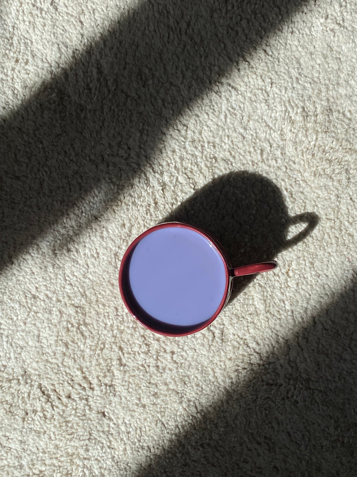 Chawan Bordeaux avec design