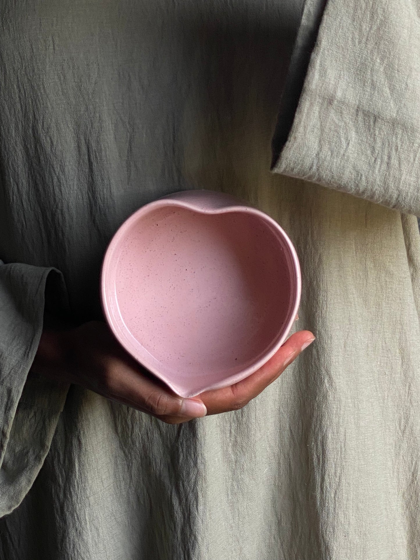 Bol à Matcha Rose Grainé - PRECOMMANDE