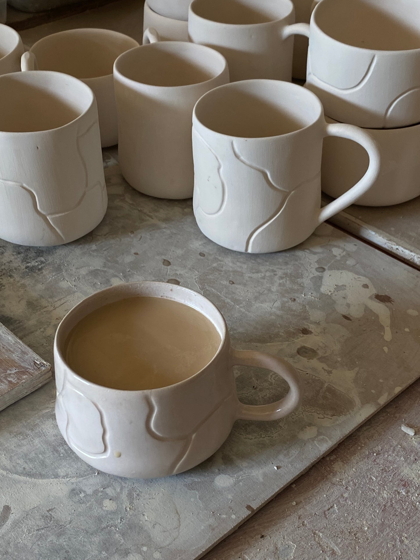 La Chawan Beige (avec anse) - PRECOMMANDE