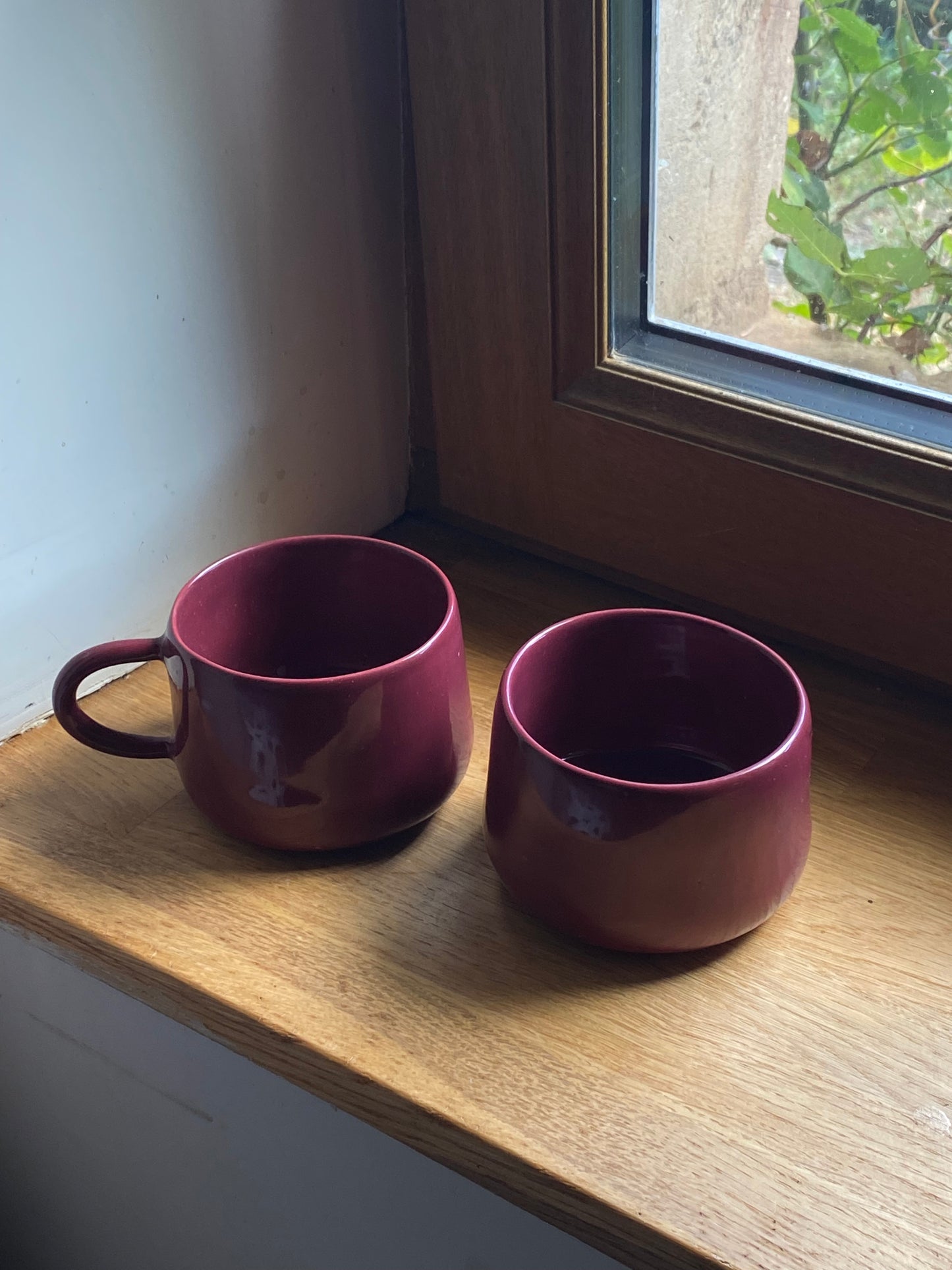 La Chawan Bordeaux (avec anse) - PRECOMMANDE