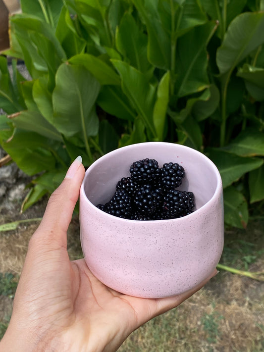 La Chawan Rose Grainé - PRECOMMANDE