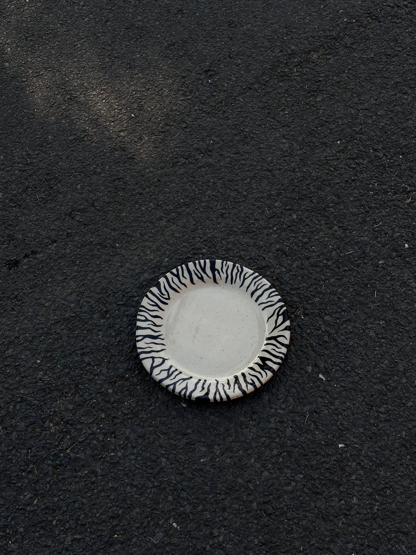 Assiette Zébré