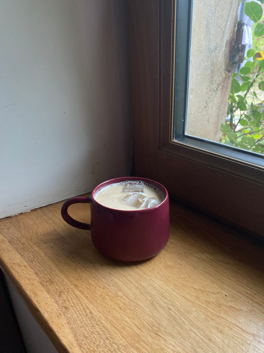 La Chawan Bordeaux (avec anse) - PRECOMMANDE