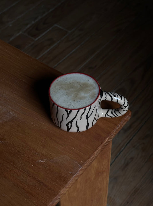 PRÉCOMMANDE - Petite tasse Zébrée (avec anse)