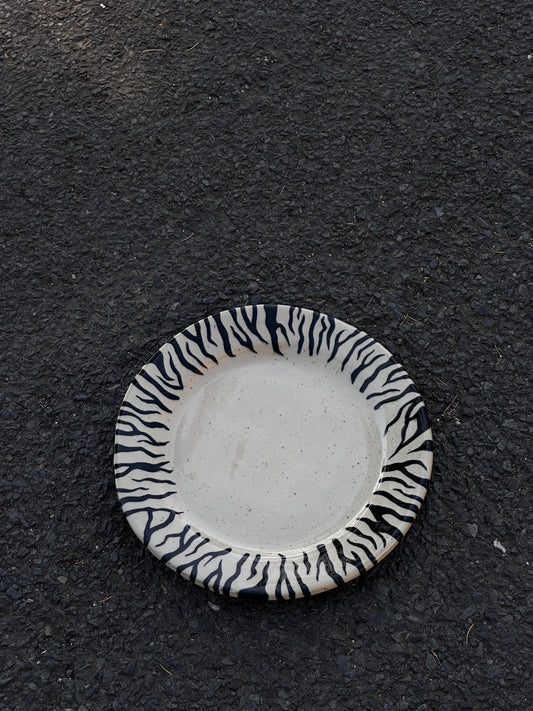 Assiette Zébré
